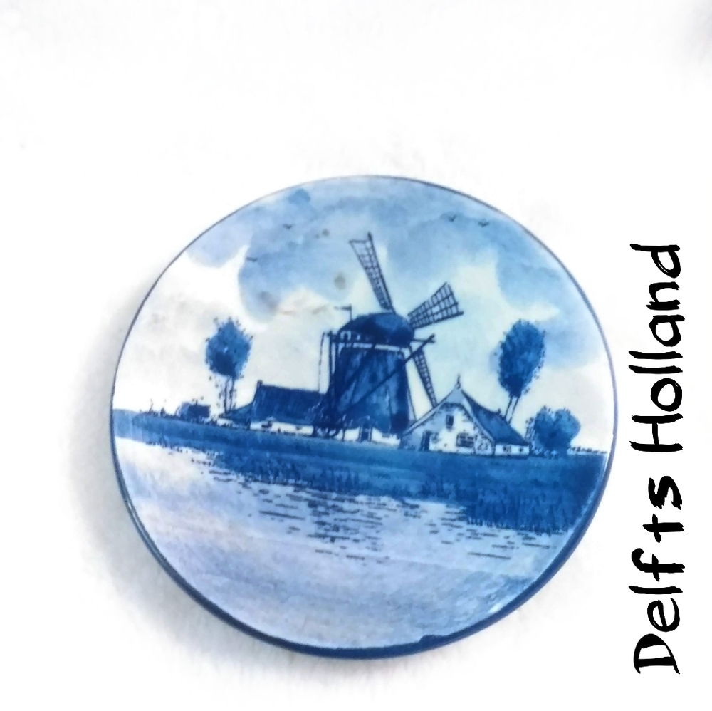 Delfts Holland mini planchette blue and white
